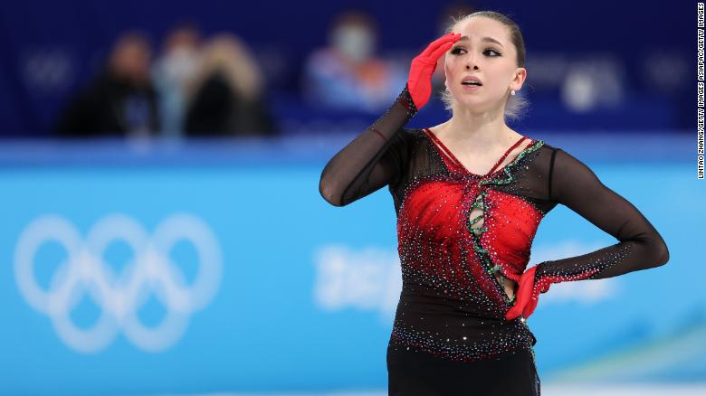 Kamila Valieva: Russian figure skater becomes first woman to land a quad at the Winter Olympics