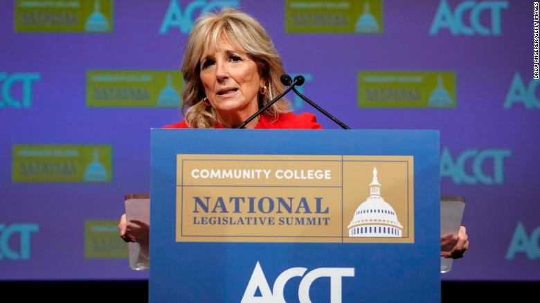 Jill Biden: ‘I was disappointed’ free community college cut from Build Back Better bill