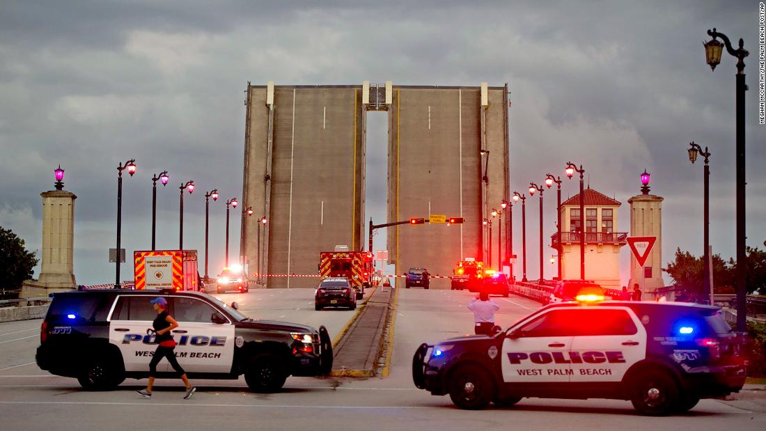 A woman falls to her death after a drawbridge in Florida opens as she attempted to cross
