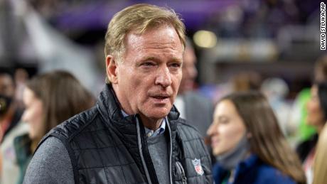 NFL commissioner Roger Goodell meets with civil rights leaders to discuss concerns over hiring practices 