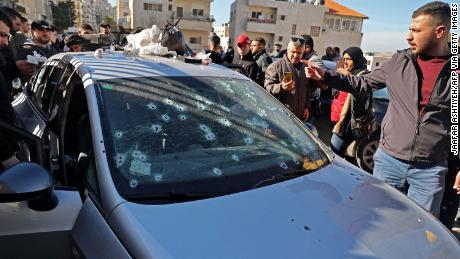 Funerals for three suspected Palestinian militants killed in West Bank by Israeli forces attract large crowds