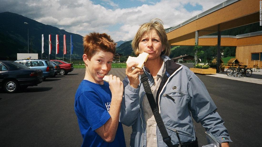 A young White is seen with his mother, Cathy, in this photo &lt;a href=&quot;https://twitter.com/shaunwhite/status/333678787575312384&quot; target=&quot;_blank&quot;&gt;he posted on Twitter.&lt;/a&gt; White was born in San Diego and grew up in nearby Carlsbad. His family would often travel to the San Bernardino Mountains. 