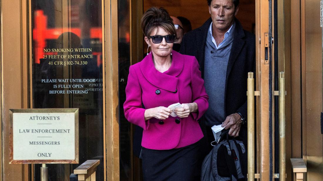 Sarah Palin takes the stand in defamation trial against the New York Times