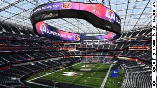 Super Bowl LVI with Full Concert Sound on 14 HD Screens