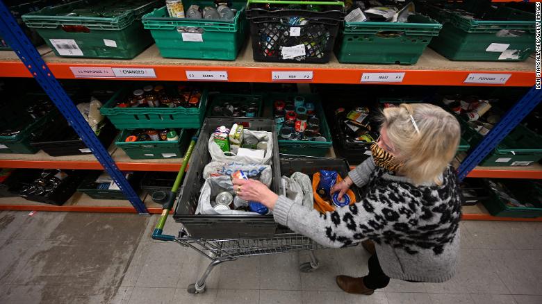 More Britons are having to turn to food banks to survive the cost-of-living crisis. 