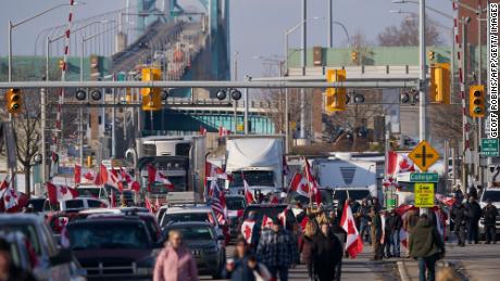 US auto factories disrupted by Canadian trucker rally