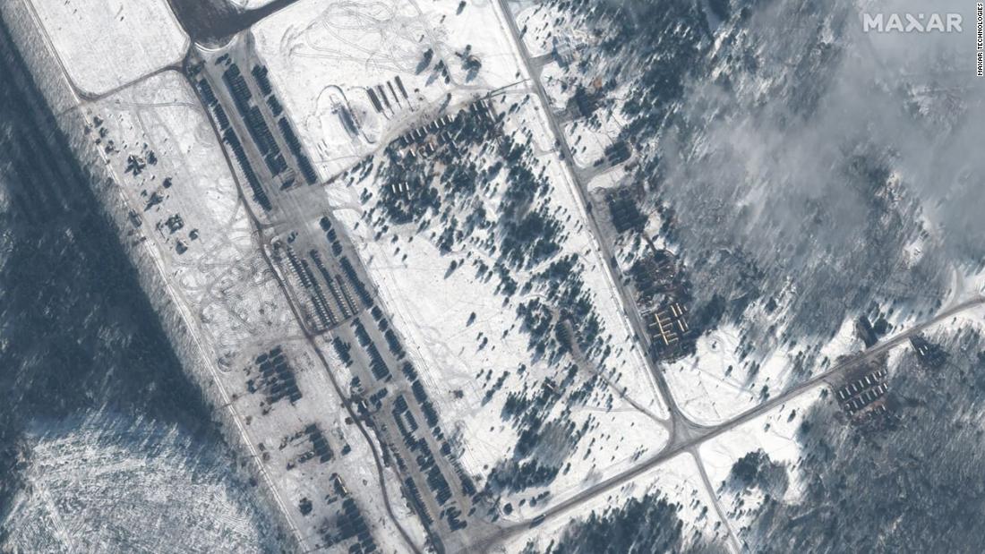 New Satellite Images Show Continuing Russian Military Buildup On Three Sides Of Ukraine Cnn