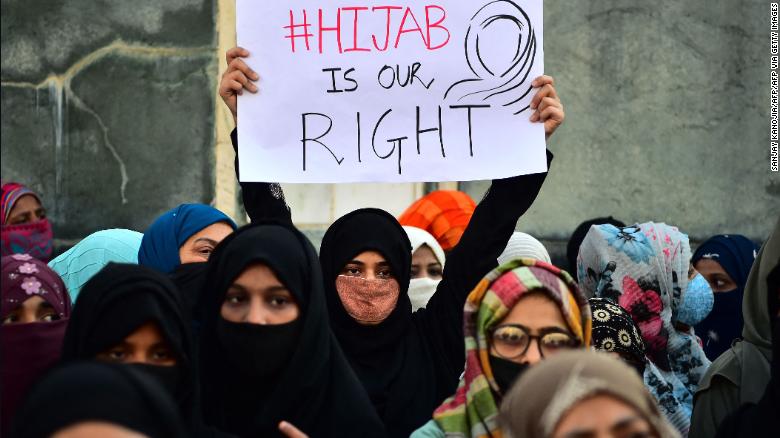 Students spark protests in India over hijab row