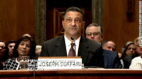 Joseph Cuffari during his nomination hearing in March 2019.