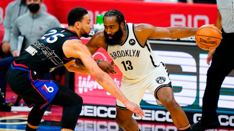 James Harden traded to Philadelphia 76ers in blockbuster move as Ben Simmons heads to Brooklyn Nets