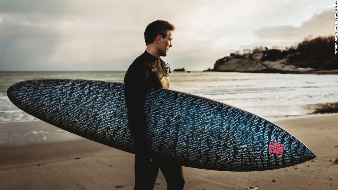 A grieving surfer is taking hundreds of strangers’ late loved ones for one last ride