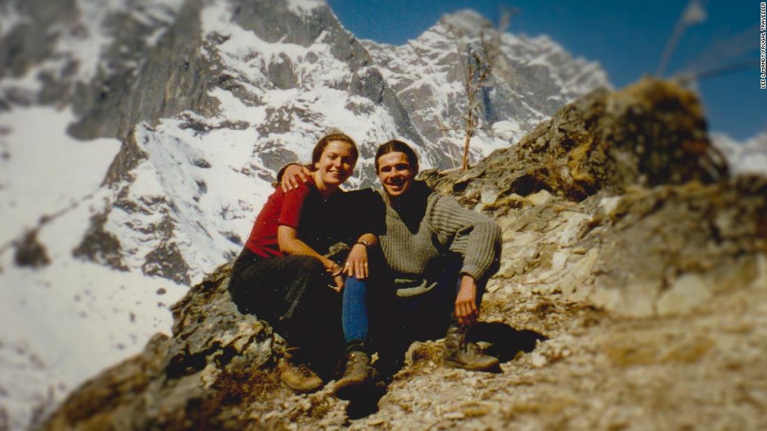 They met on Valentine’s Day while hiking in the Himalayas