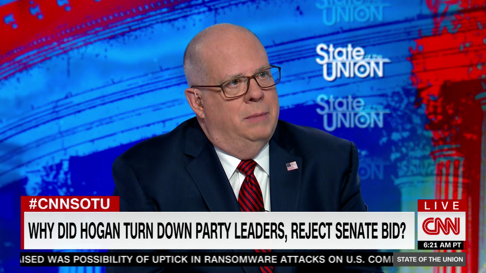 Gop Gov Larry Hogan On Why He Decided Not To Run For Senate Cnn Video