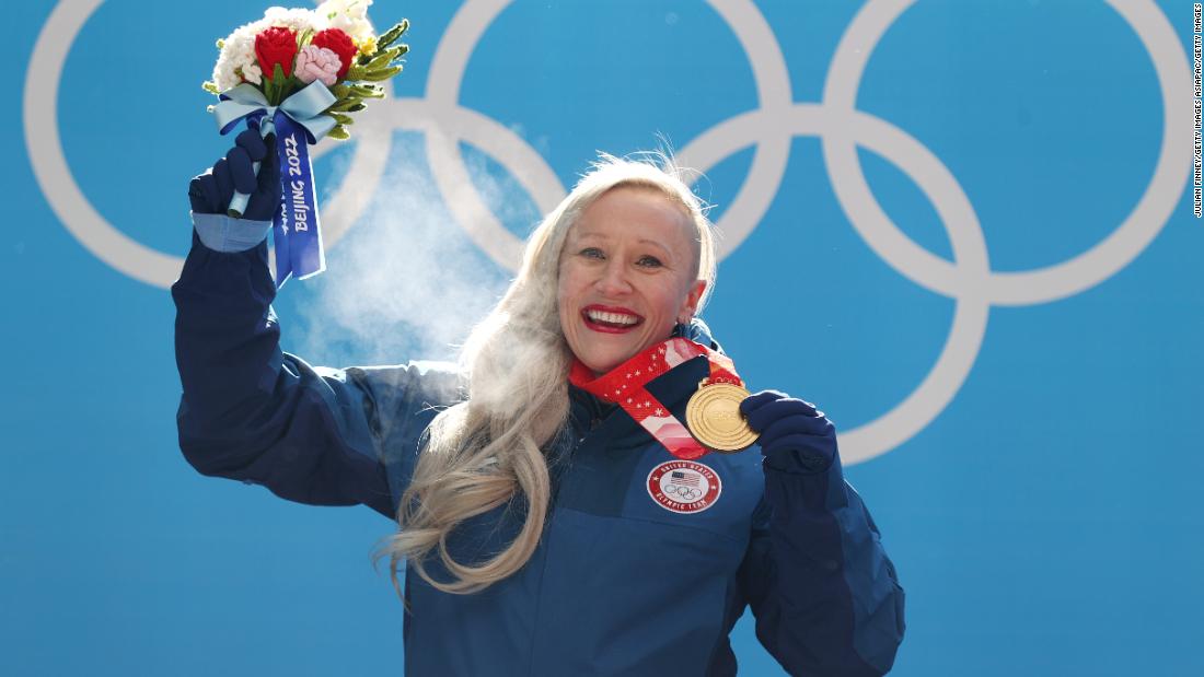 Kaillie Humphries: Canada-born slider wins monobob gold medal for US at Beijing 2022 after ​filing harassment complaint