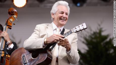 Del McCoury of the Del McCoury Band performs at the Big Barrel Country Music Festival in Dover, Delaware on June 28, 2015.  