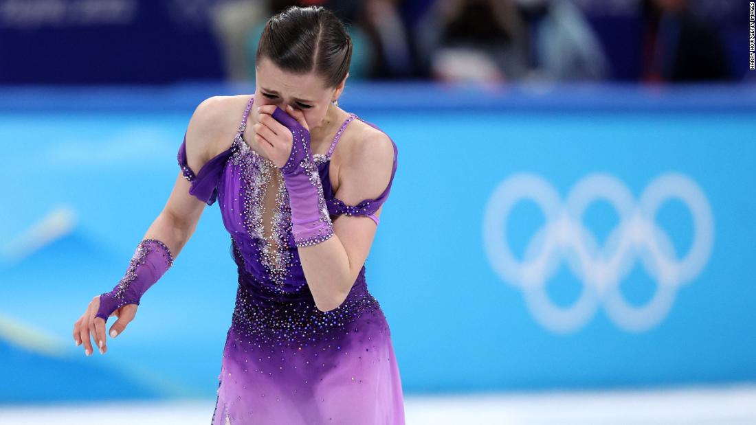 As soon as she finished her short program, Valieva &lt;a href=&quot;https://www.cnn.com/world/live-news/beijing-winter-olympics-02-16-22-spt/h_a758629c8f665c39bad5faaee1aac6e0&quot; target=&quot;_blank&quot;&gt;broke into tears.&lt;/a&gt; The crowd was audibly getting behind Valieva, perhaps more so than any other skater, according to CNN staff in the arena.