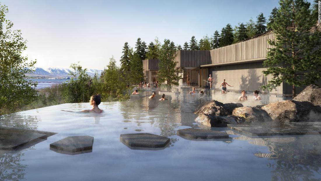 Iceland's new Forest Lagoon spa immerses visitors among the trees