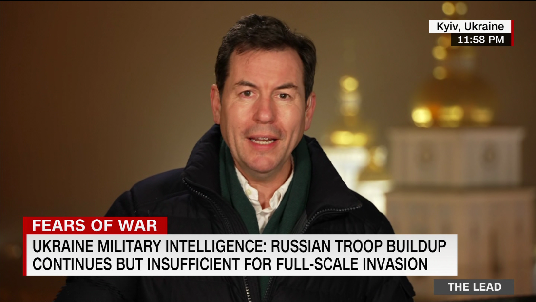 Ukrainian military intelligence says Russian troop buildup continues but is not enough to effectively invade – CNN Video