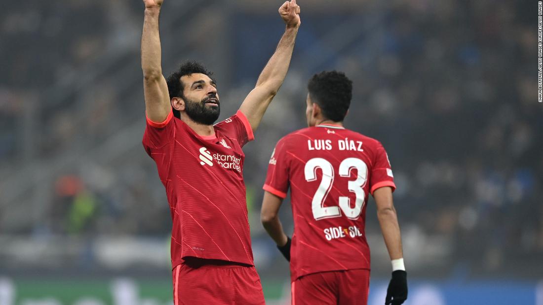 Mo Salah strikes to cap Liverpool late show against Inter Milan