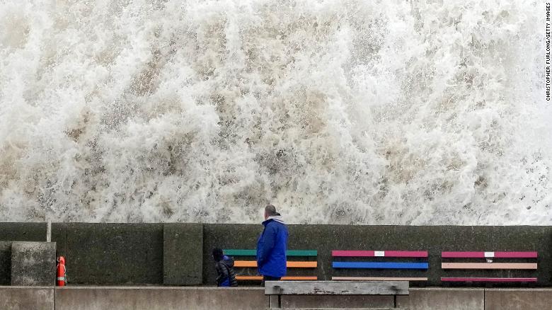 UK bracing for possible ‘sting jet’ as rare threat-to-life warning issued in back-to-back storms