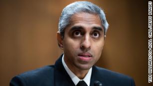 Vivek Murthy, US surgeon general, tests positive for Covid-19 - CNNPolitics