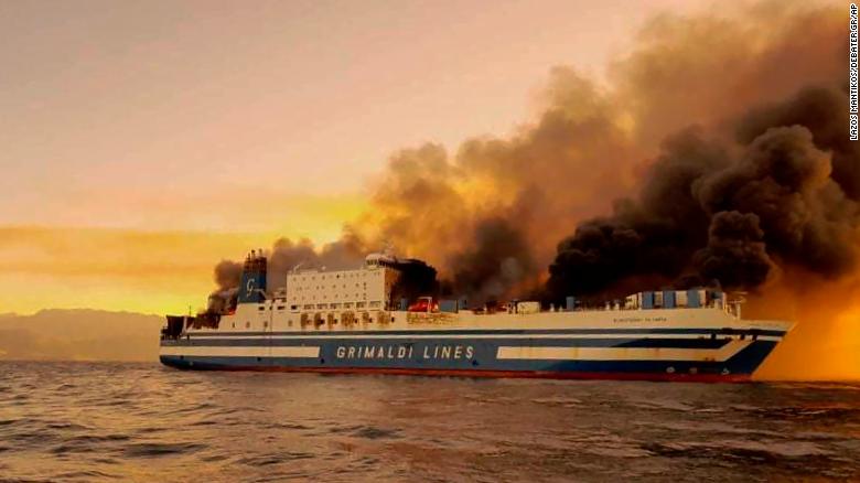 12 people still missing after Greece ferry fire