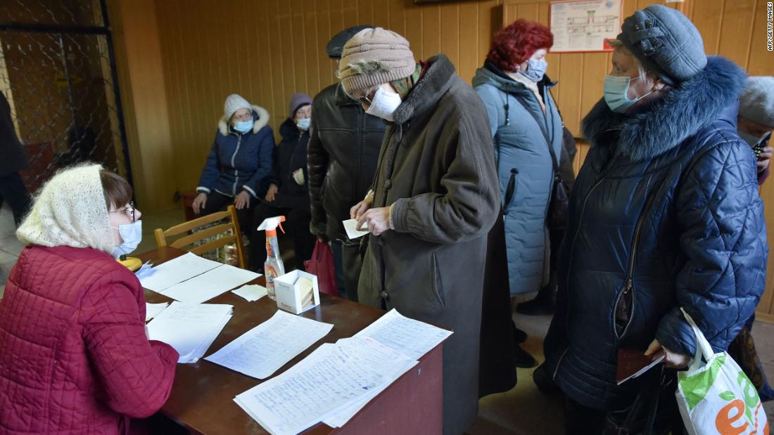 Residents of the breakaway Donetsk state sign up for evacuation to Russia on February 19. &lt;a href=&quot;https://www.cnn.com/2022/02/18/europe/ukraine-russia-news-friday-rebel-evacuations-intl/index.html&quot; target=&quot;_blank&quot;&gt;The evacuation orders were given by pro-Russian separatist leaders&lt;/a&gt; in eastern Ukraine&#39;s breakaway regions, who claimed they were necessary because of an imminent offensive by the Ukrainian army. Ukrainian officials repeatedly denied any such plans and accused the separatists of launching a &quot;disinformation campaign.&quot;