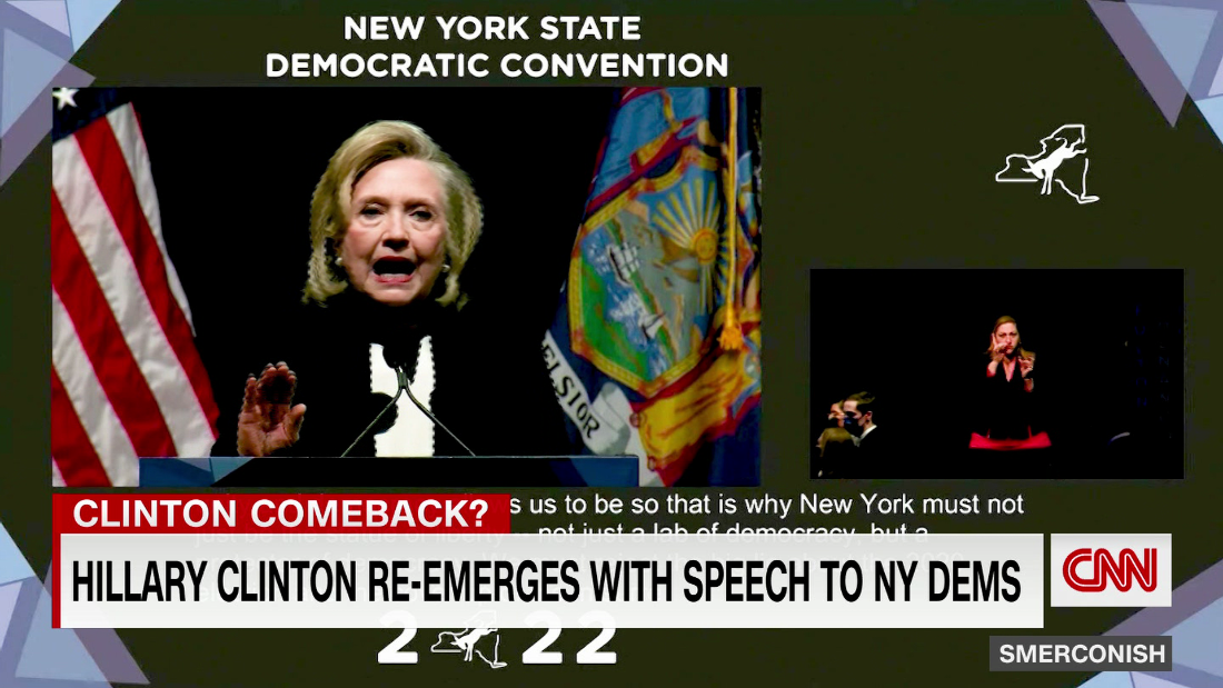 Hillary Clinton expected to speak at New York Democratic convention