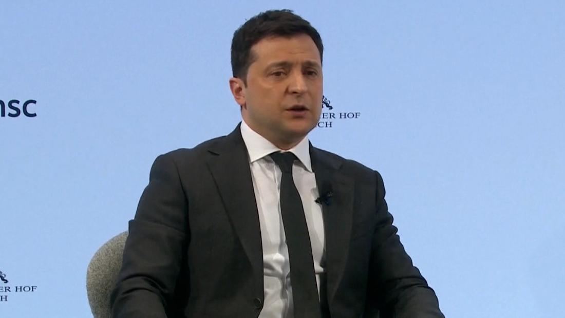 Zelensky told CNN he disagrees with the stance that sanctions should only be listed after a possible Russian invasion