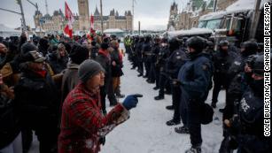 Canadian authorities freeze financial assets for those involved in ongoing protests in Ottawa