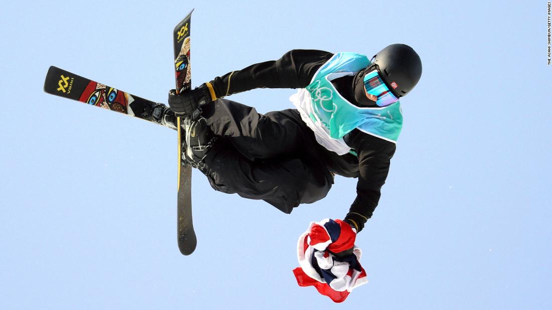 Knowing he had already clinched the gold in the big air competition, Norwegian freestyle skier Birk Ruud &lt;a href=&quot;https://www.cnn.com/world/live-news/beijing-winter-olympics-02-09-22-spt/h_e97aa9702edae900474c450be6ad01ed&quot; target=&quot;_blank&quot;&gt;holds his country&#39;s flag in his hand&lt;/a&gt; as he completes his final jump on February 9.