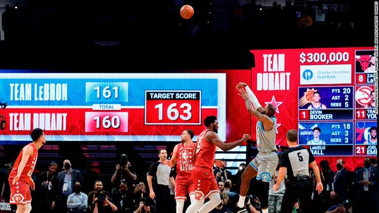 NBA All-Star Game: LeBron James and Steph Curry put on a show in Team James victory over Team Durant