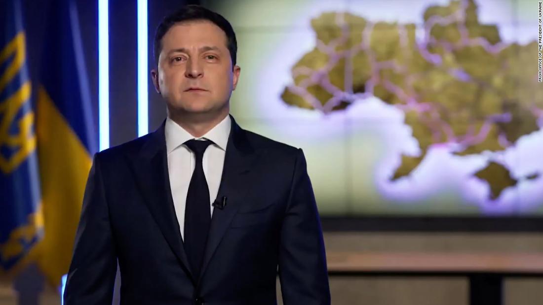 Ukraine's President says nation 'will not give away anything to anyone'