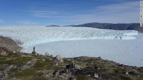 The Store Glacier on the Greenland ice sheet.