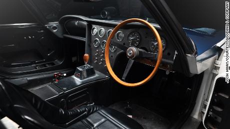 Carroll Shelby and this team stripped some of the wood from the 2000GT's sleek interior.