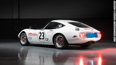 The Toyota-Shelby 2000GT&#39;s only raced for one season. This specific car was used for development work and as an alternate for racing.
