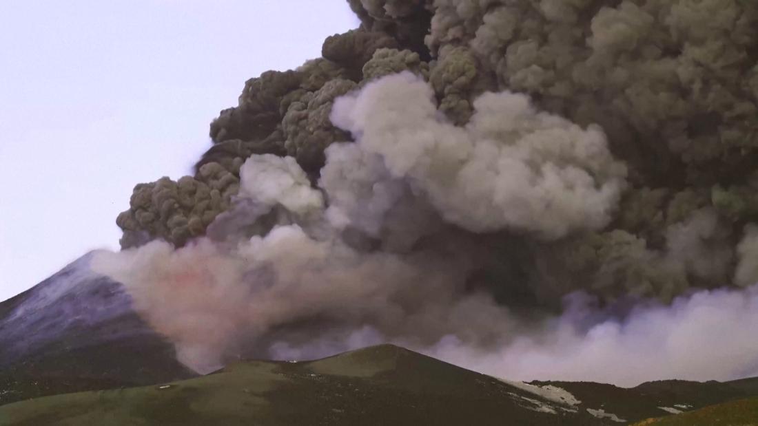 Watch: Mount Etna in Italy erupts again – CNN Video