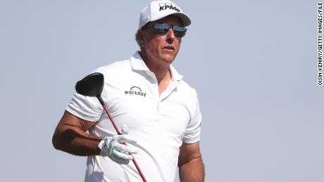 Golfer Phil Mickelson apologizes for comments over reported Saudi-backed tour while saying they were off the record 