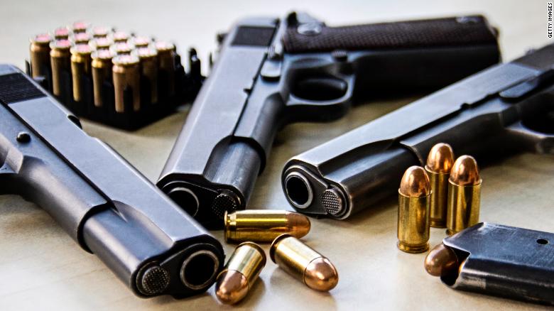 The study found that suicides accounted for most of the deaths by firearms.