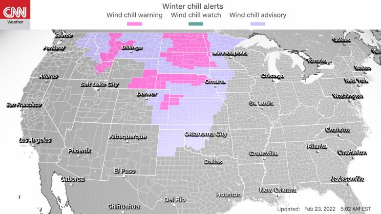 A dangerous ice storm is developing as cold and warm temperatures clash
