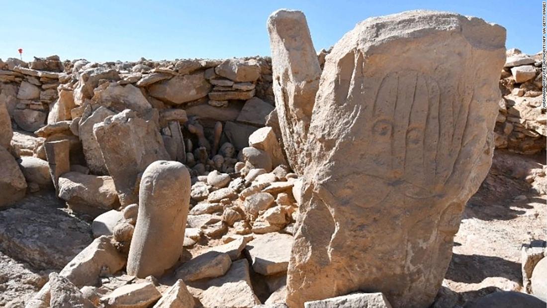 9,000-year-old face sculptures uncovered in Jordan desert