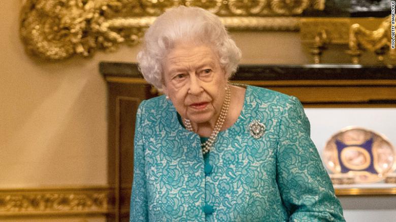 The Queen at a reception in Windsor in 2021