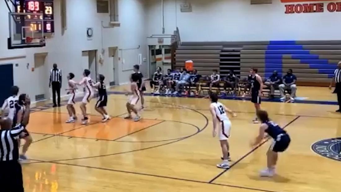 A backflip to land a 3-point shot? This high schooler surprised the crowd – CNN Video