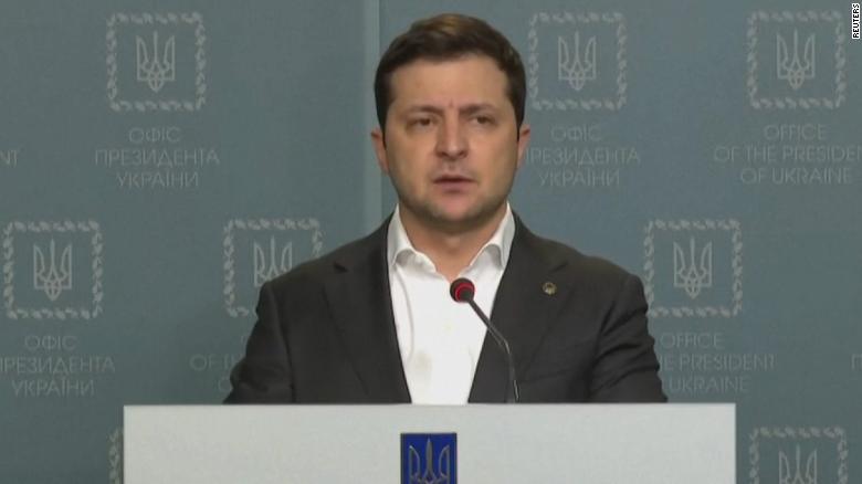 &#39;This morning has gone down in history&#39;: Ukrainian president addresses nation amid Russian invasion