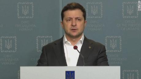'This morning has gone down in history': Ukrainian President addresses nation amid Russian invasion