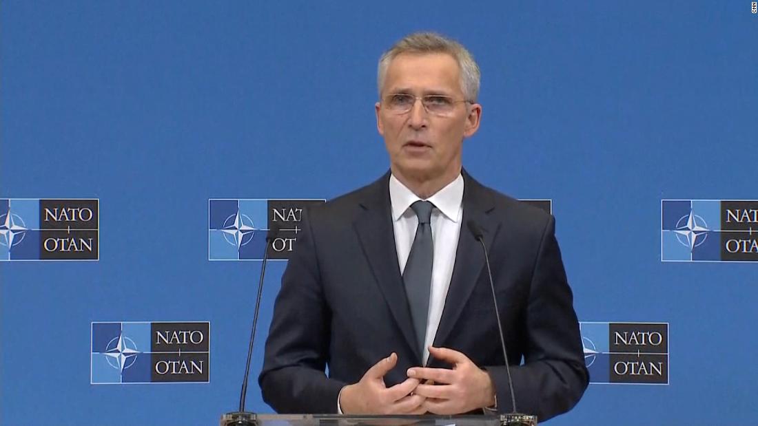 Hear Stoltenberg’s response when asked if NATO will use force – CNN Video