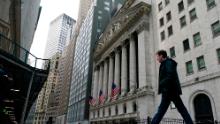 The New York Stock Exchange is seen in New York, Thursday, Feb. 24, 2022. U.S. 