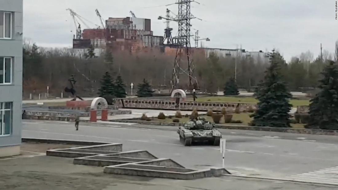 Russian forces dug trenches in off limits area of Chernobyl's highly radioactive Red Forest, new video shows