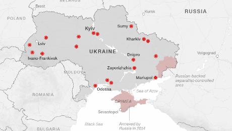 Six maps explaining the Ukraine-Russia conflict
