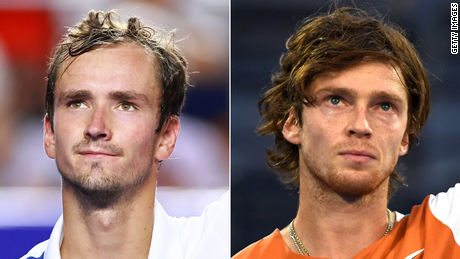 Russian tennis players Daniil Medvedev and Andrey Rublev both spoke against Russia&#39;s attack on Ukraine this week.